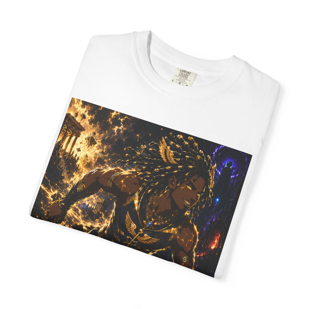 Astro Runner Graphic T-Shirt — Cosmic Athlete Art Tee