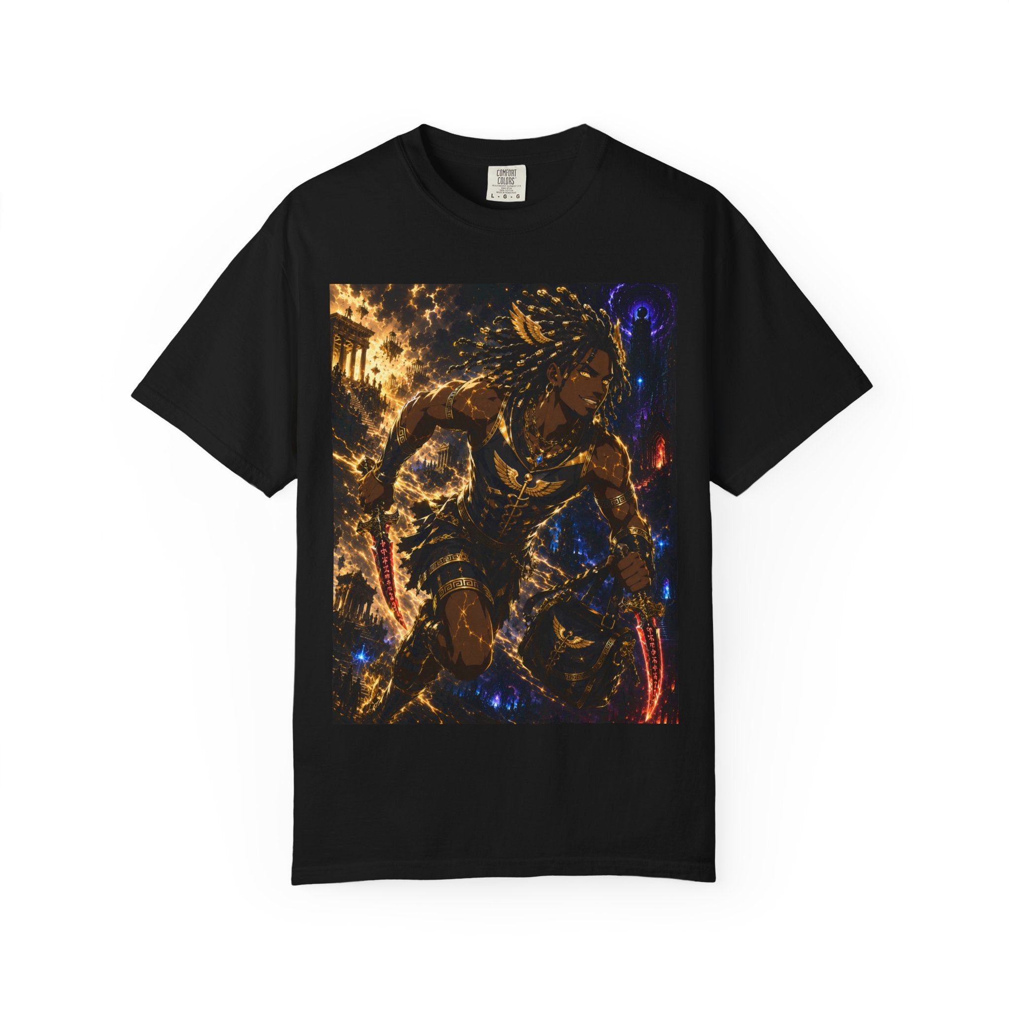 Astro Runner Graphic T-Shirt — Cosmic Athlete Art Tee
