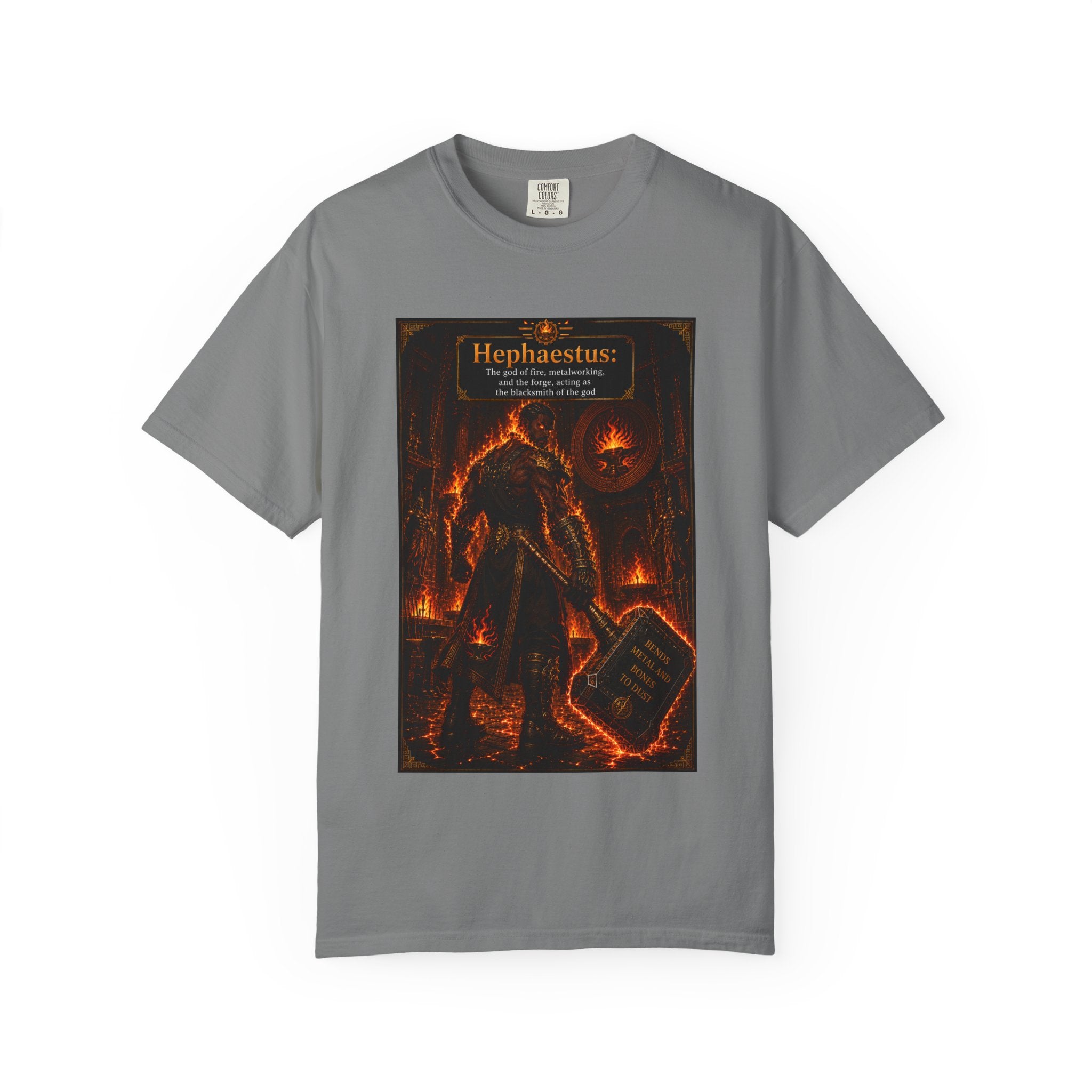 Hephaestus Blacksmith— Fiery Forge Graphic T-Shirt