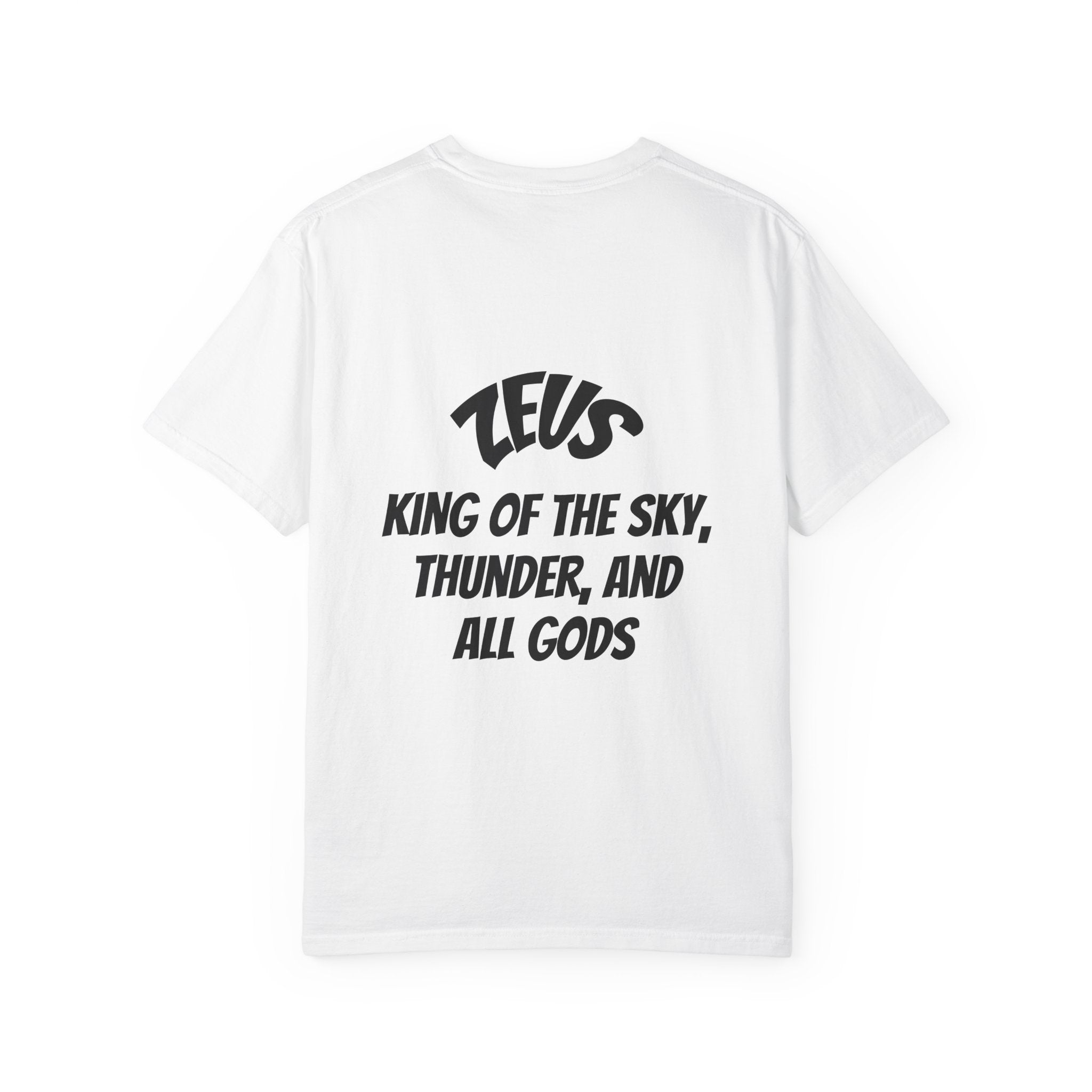 Zeus Graphic T-Shirt — Mythic Lightning God Poster Tee