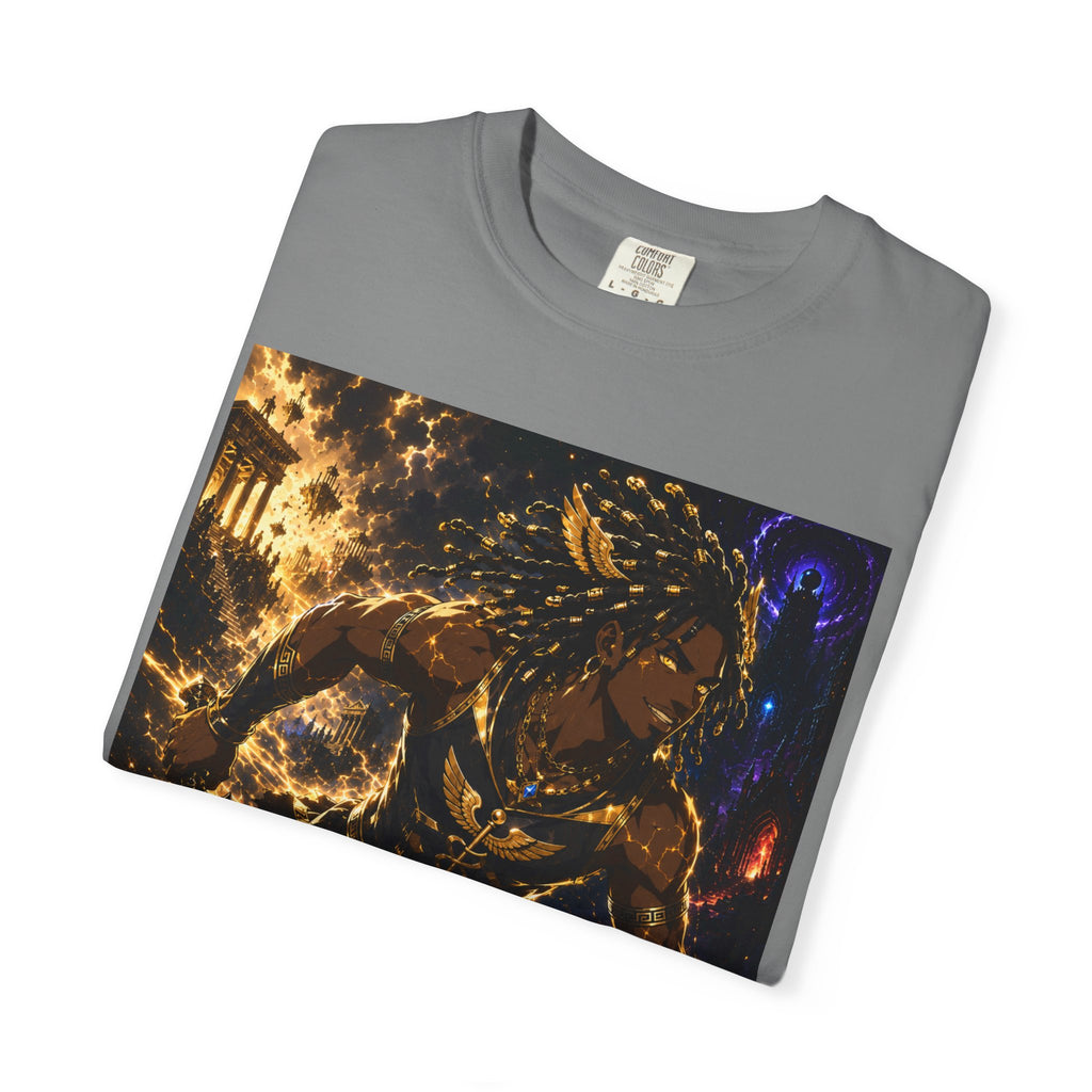 Astro Runner Graphic T-Shirt — Cosmic Athlete Art Tee