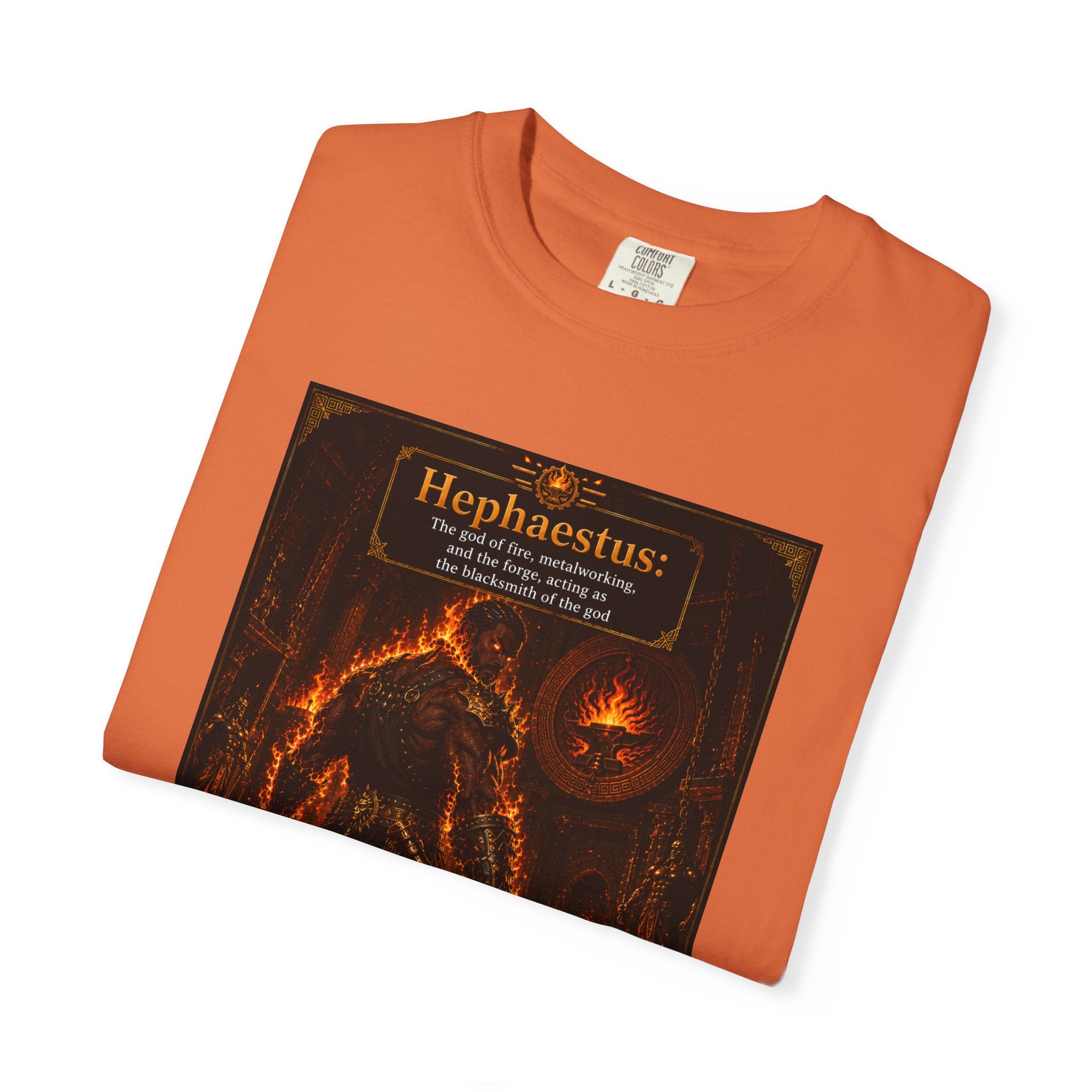 Hephaestus Blacksmith— Fiery Forge Graphic T-Shirt