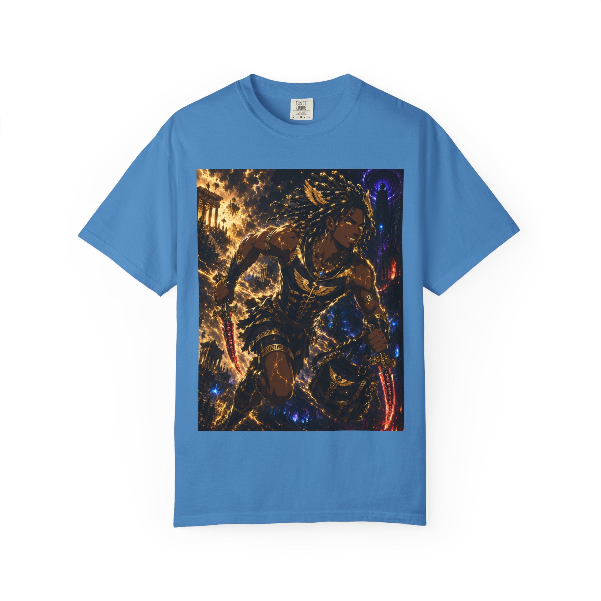 Astro Runner Graphic T-Shirt — Cosmic Athlete Art Tee