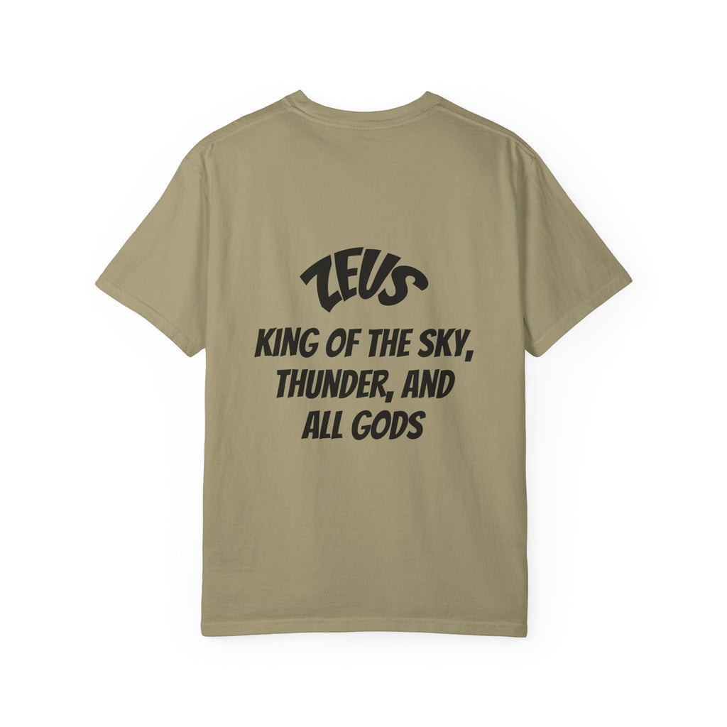 Zeus Graphic T-Shirt — Mythic Lightning God Poster Tee
