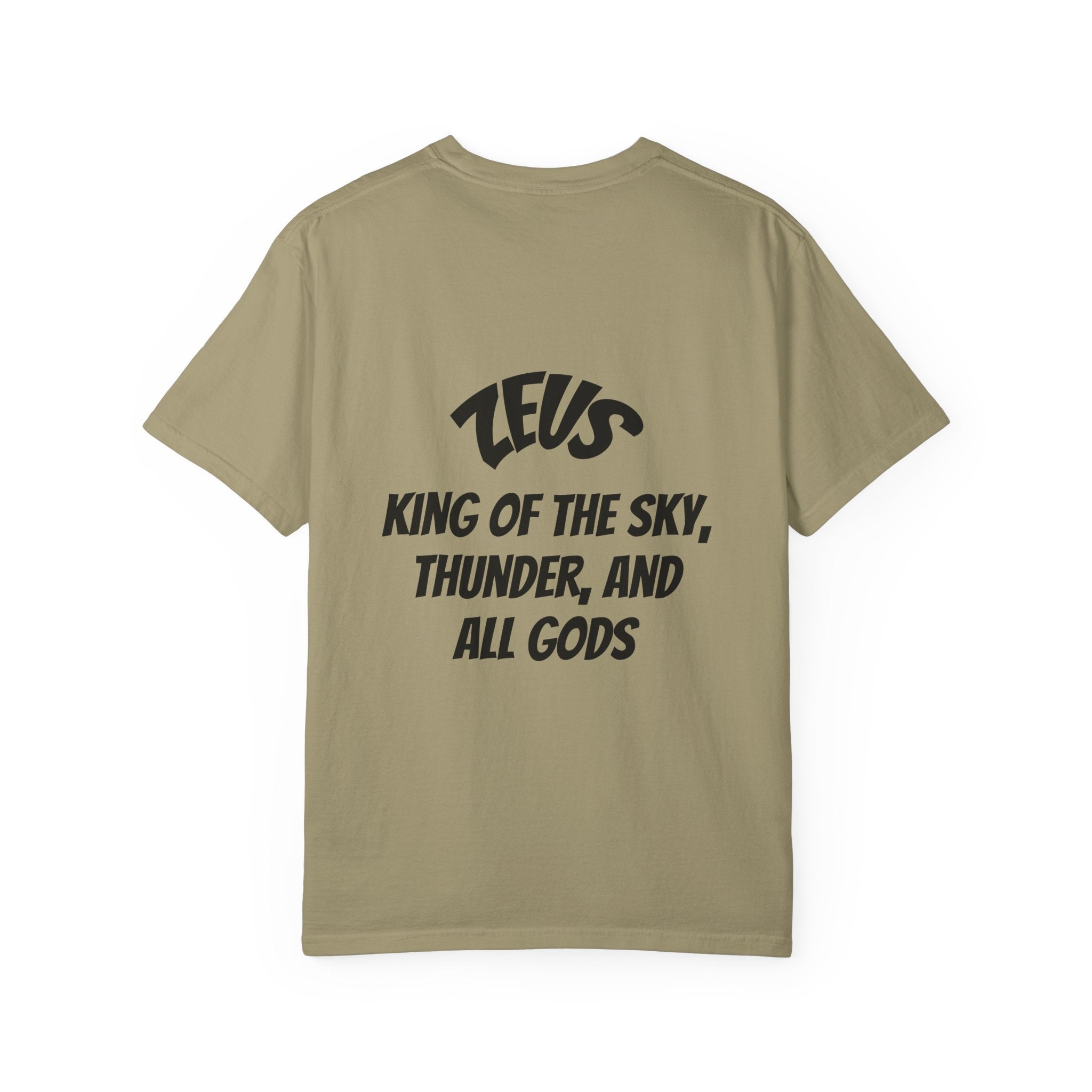 Zeus Graphic T-Shirt — Mythic Lightning God Poster Tee