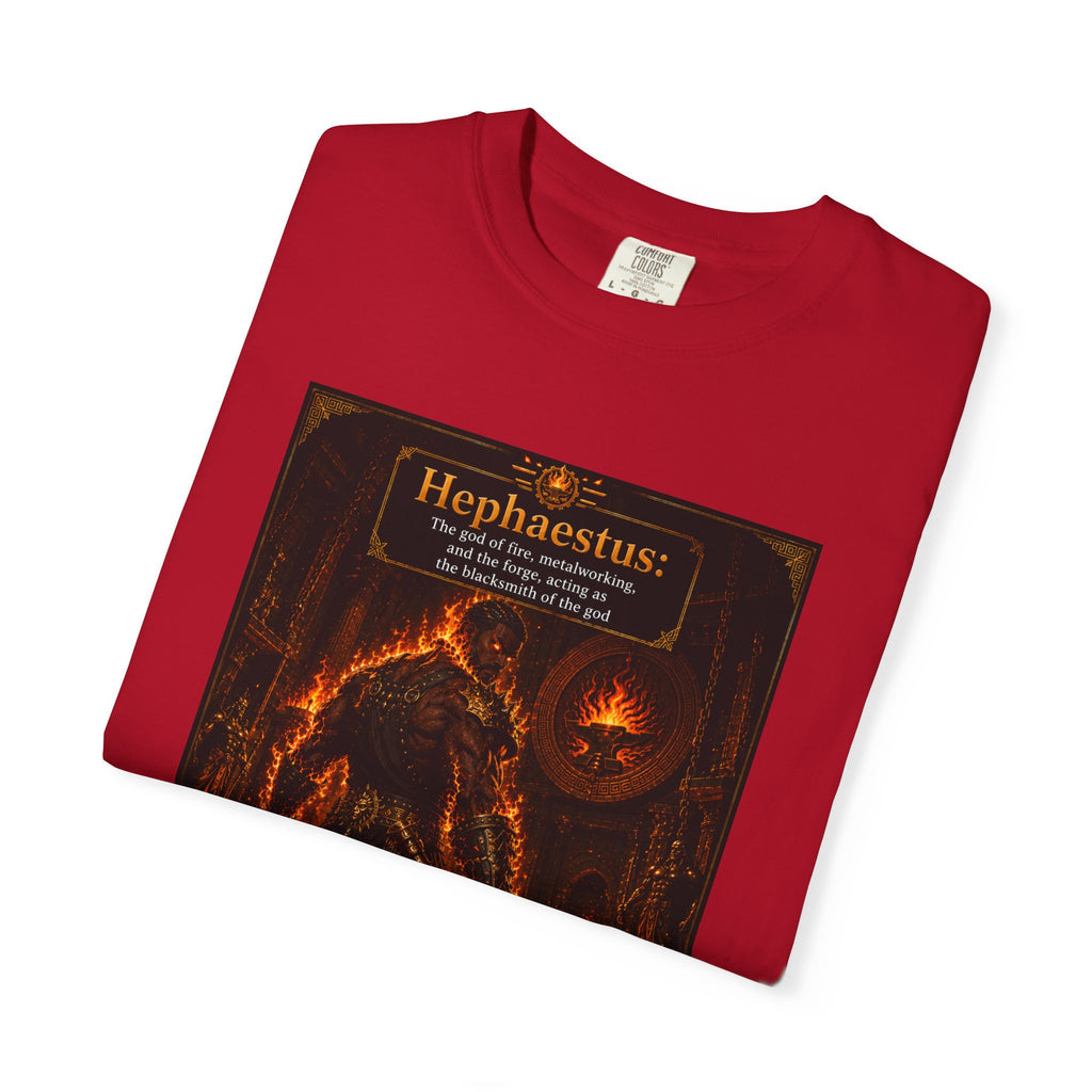 Hephaestus Blacksmith— Fiery Forge Graphic T-Shirt