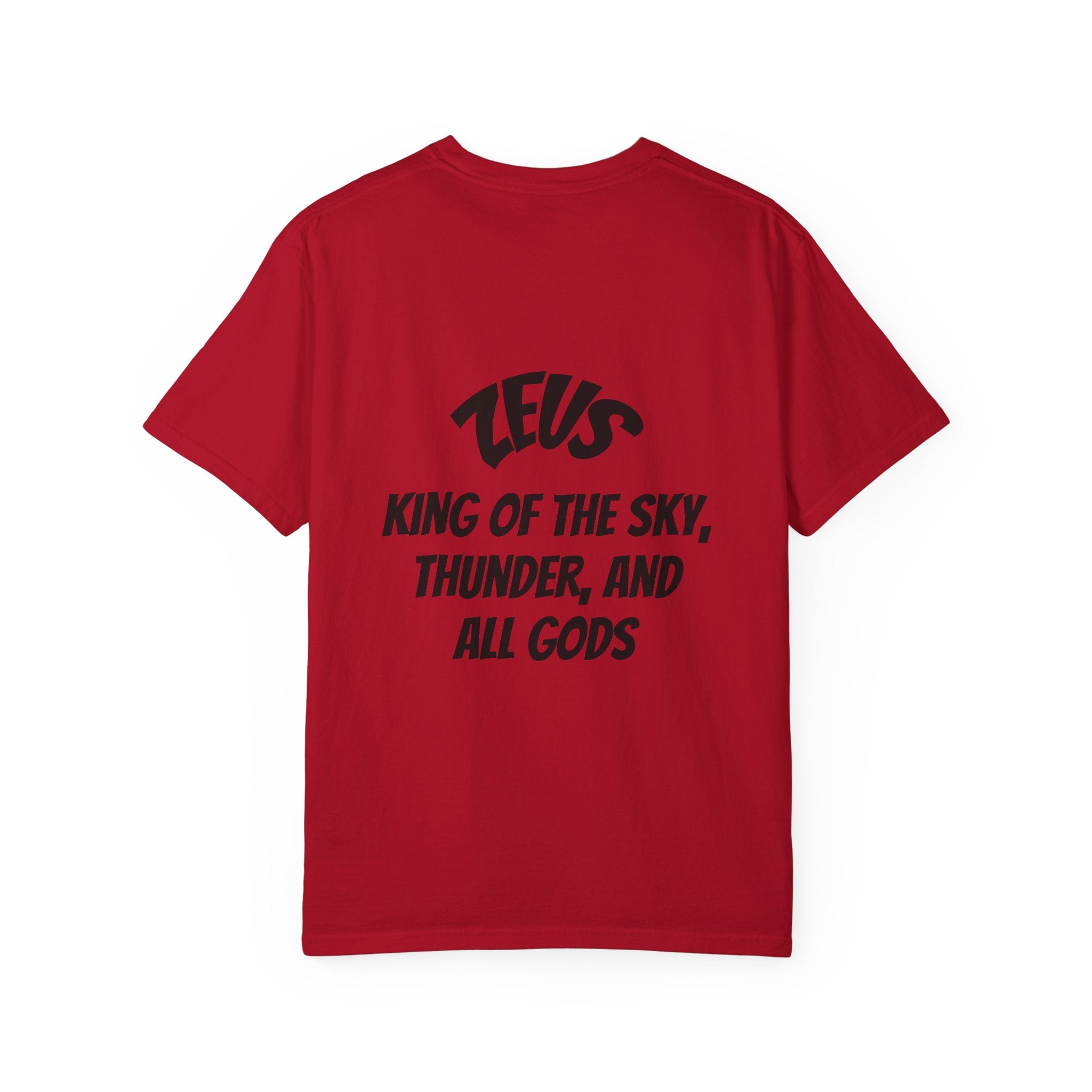 Zeus Graphic T-Shirt — Mythic Lightning God Poster Tee