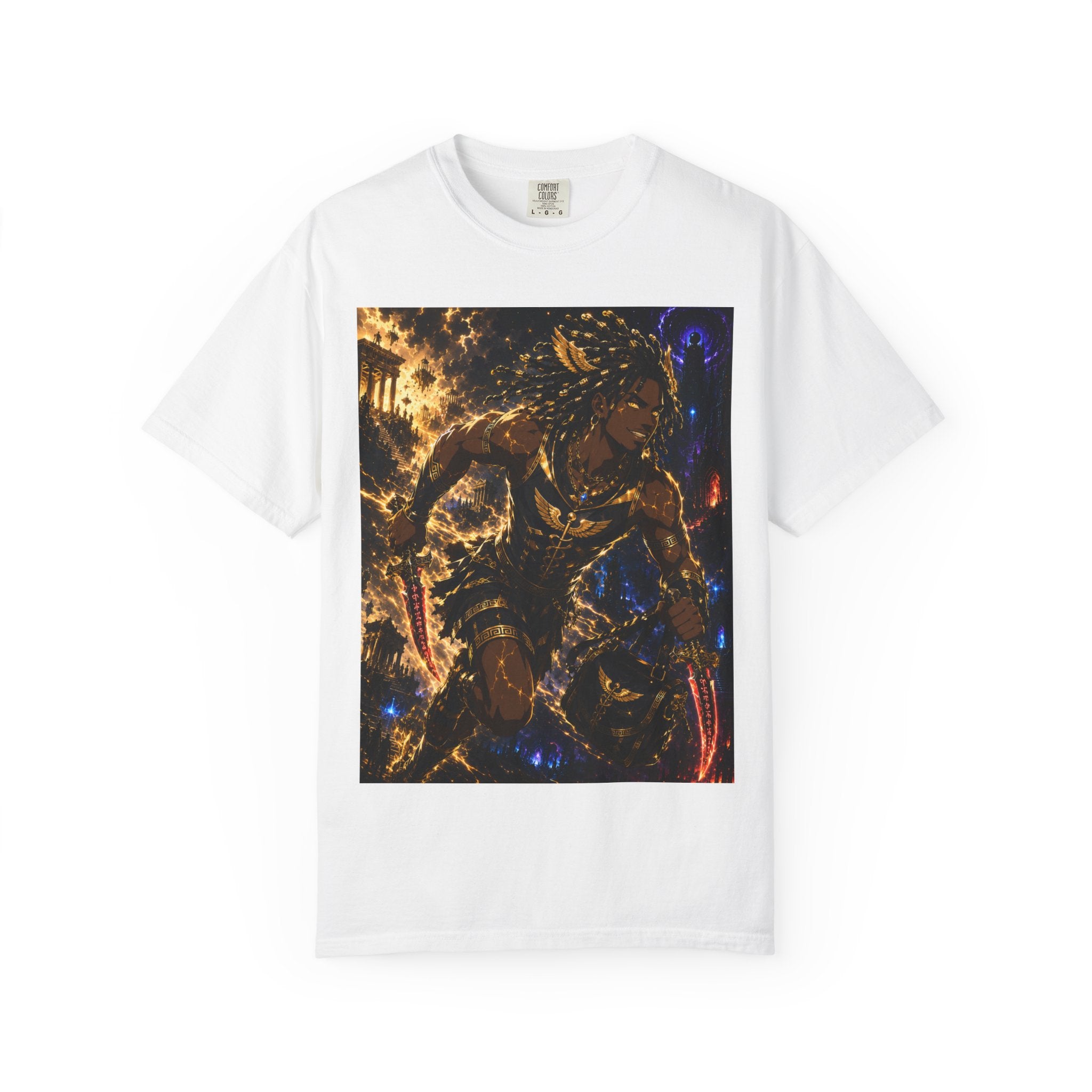 Astro Runner Graphic T-Shirt — Cosmic Athlete Art Tee
