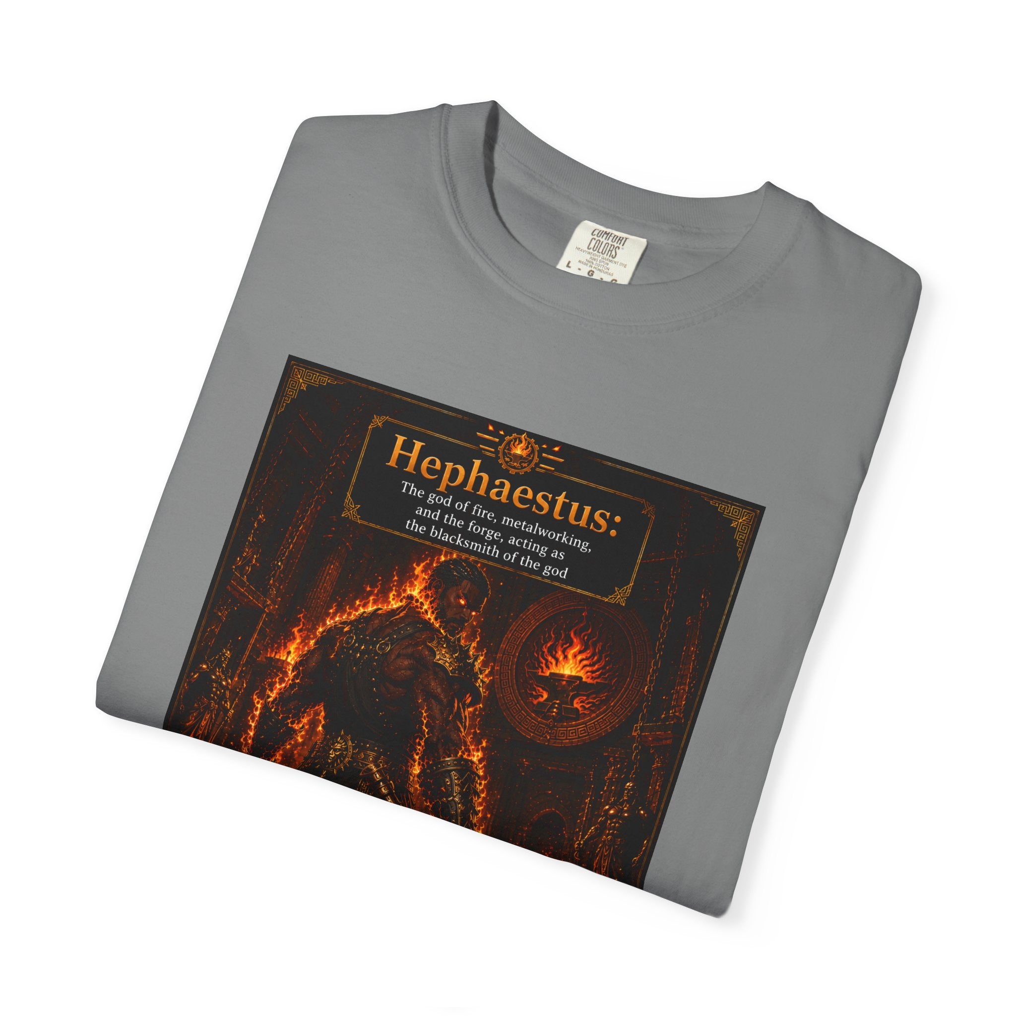 Hephaestus Blacksmith— Fiery Forge Graphic T-Shirt