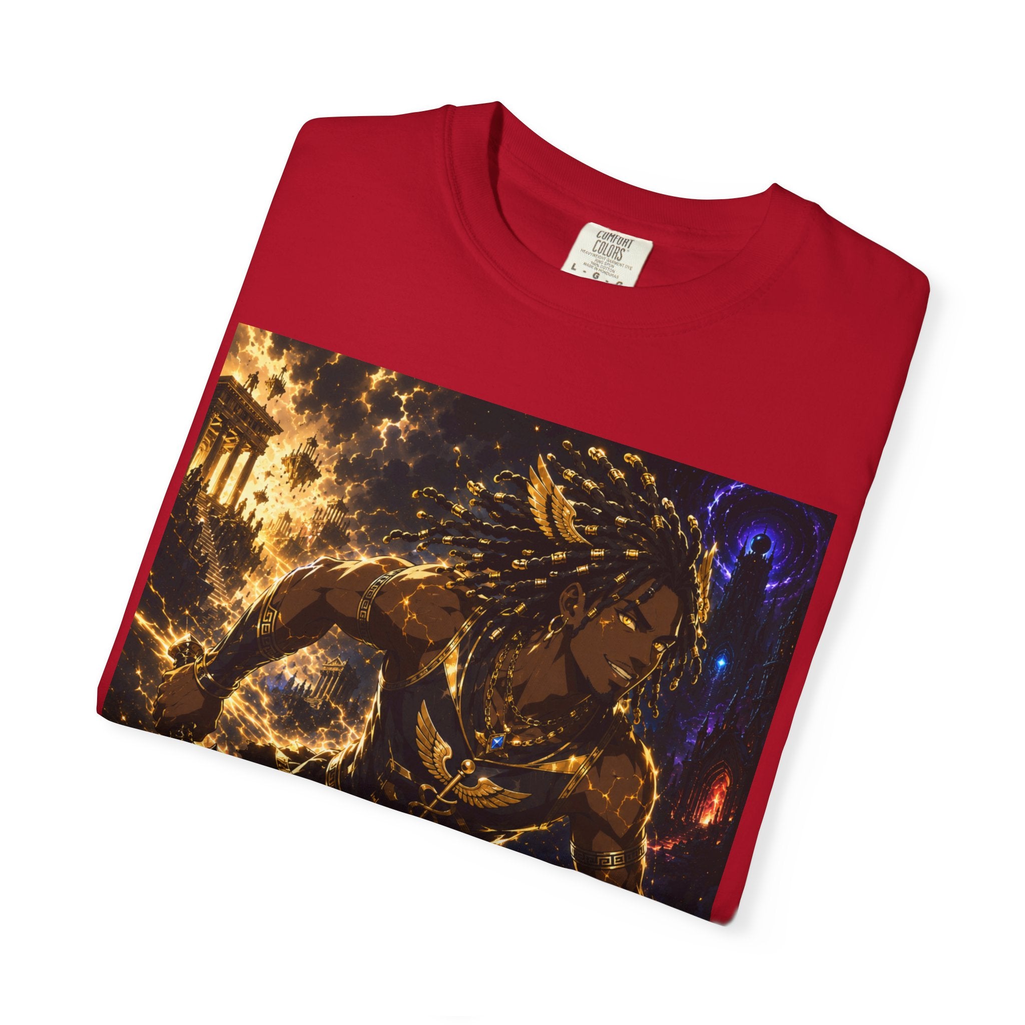 Astro Runner Graphic T-Shirt — Cosmic Athlete Art Tee