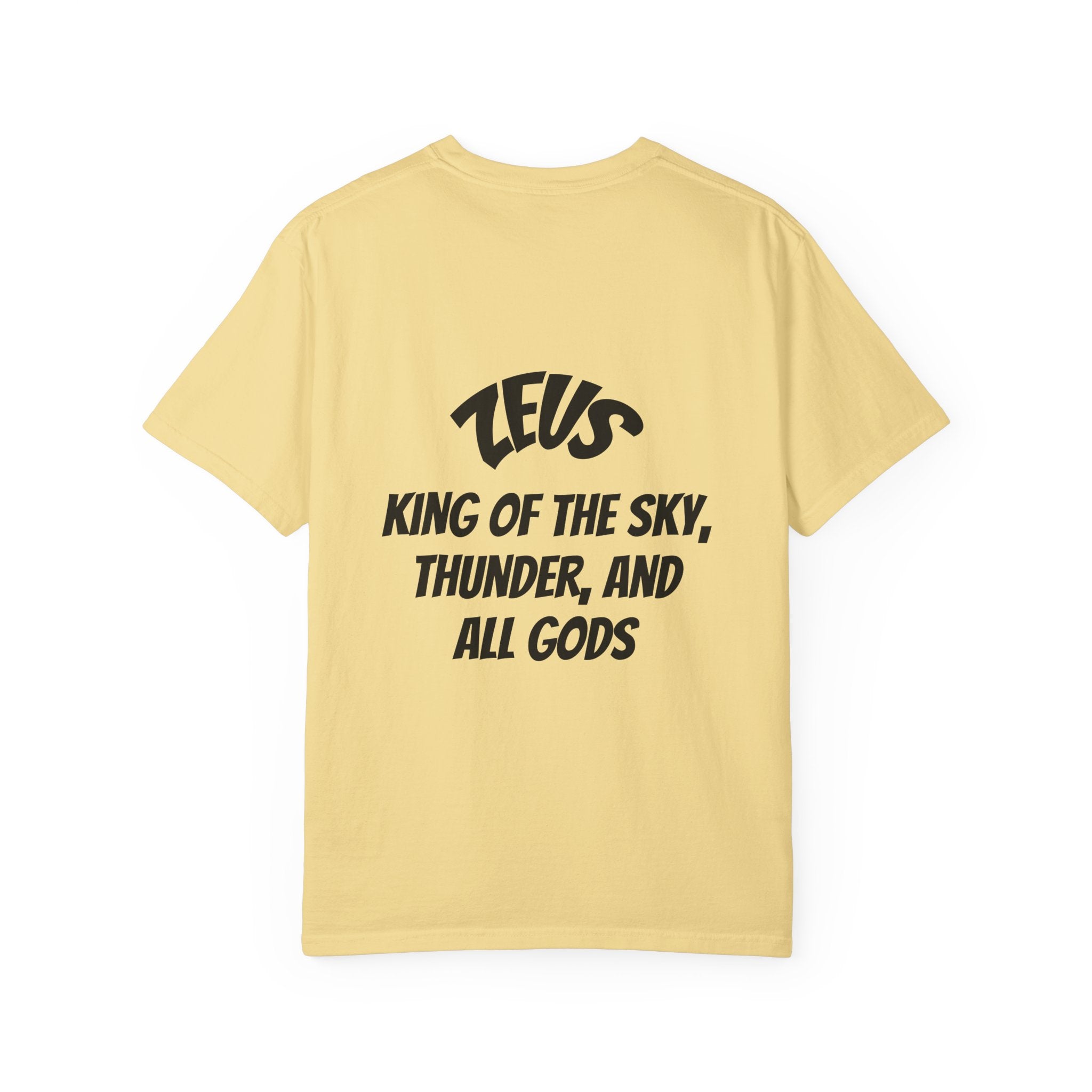 Zeus Graphic T-Shirt — Mythic Lightning God Poster Tee
