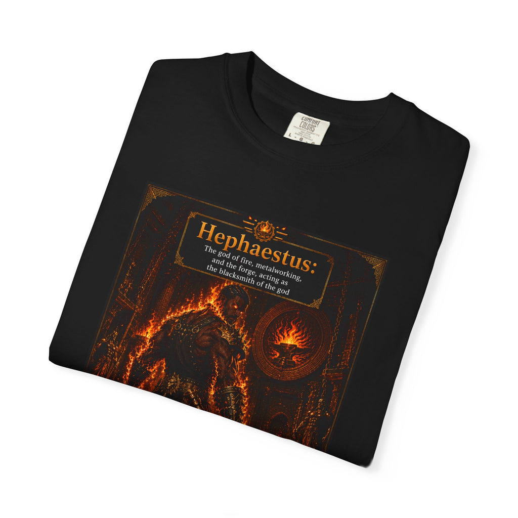 Hephaestus Blacksmith— Fiery Forge Graphic T-Shirt