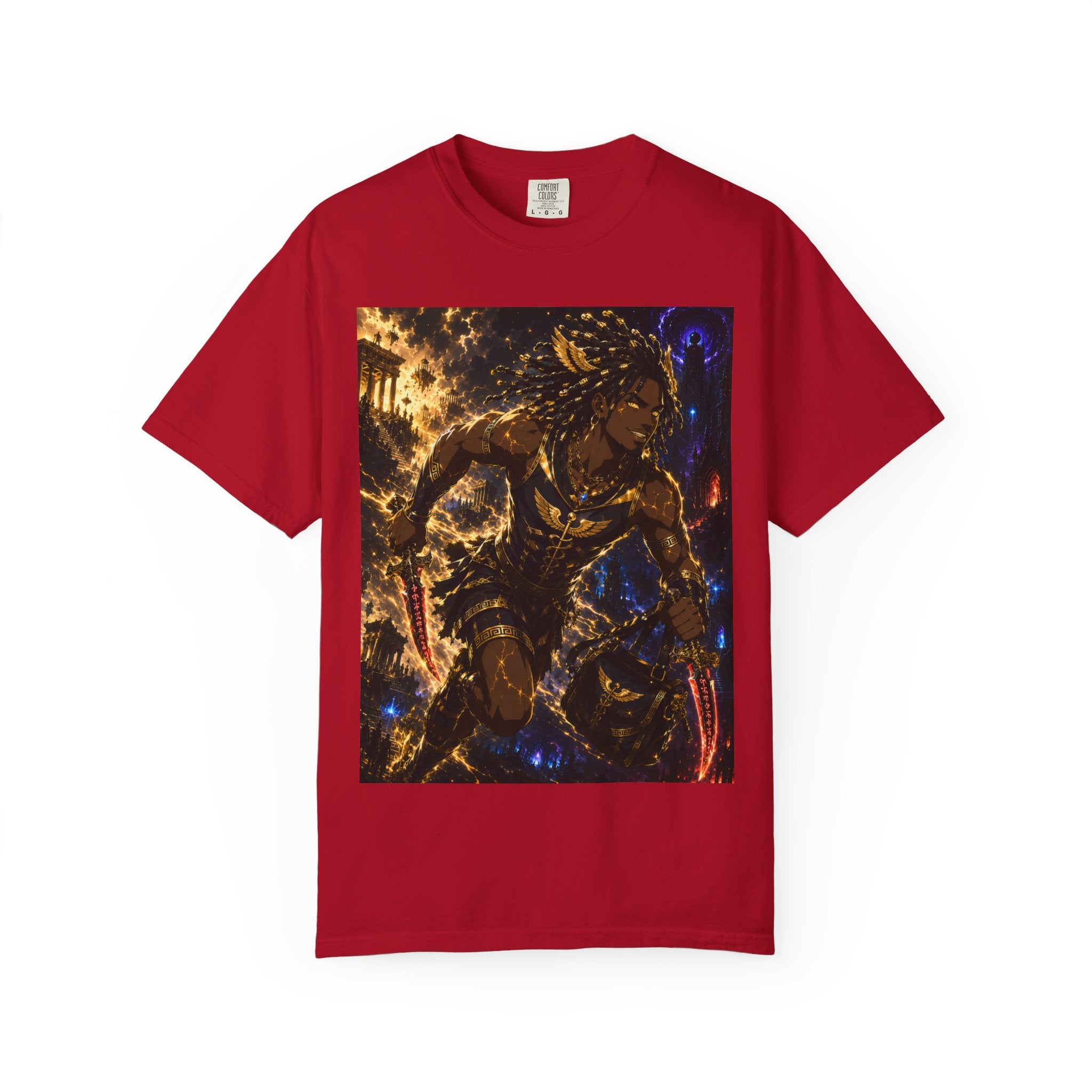 Astro Runner Graphic T-Shirt — Cosmic Athlete Art Tee