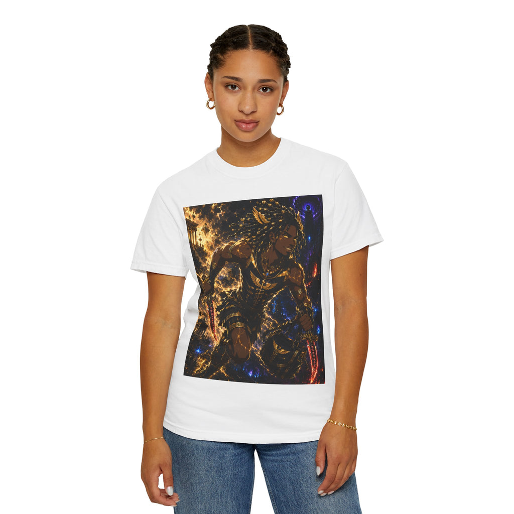 Astro Runner Graphic T-Shirt — Cosmic Athlete Art Tee