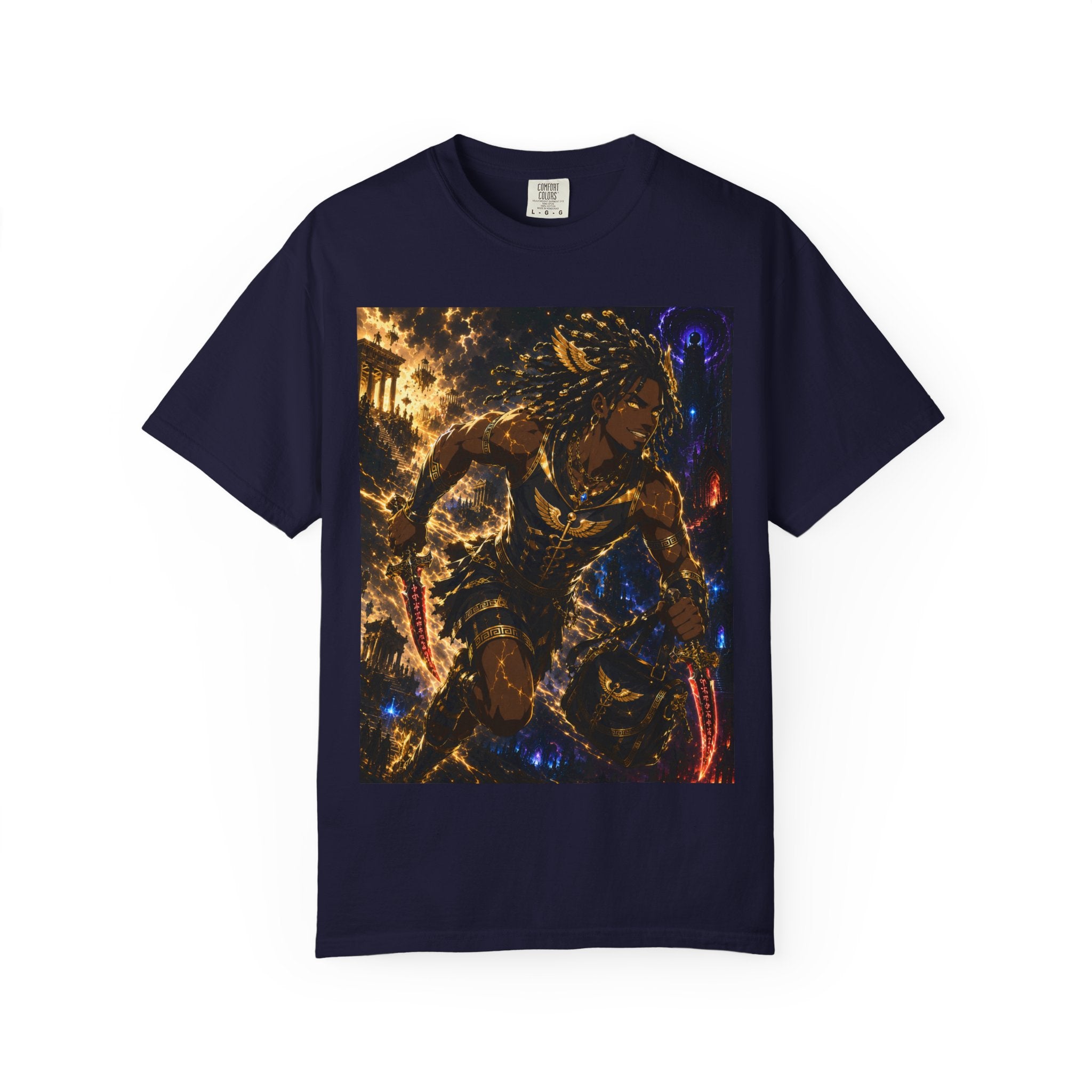 Astro Runner Graphic T-Shirt — Cosmic Athlete Art Tee