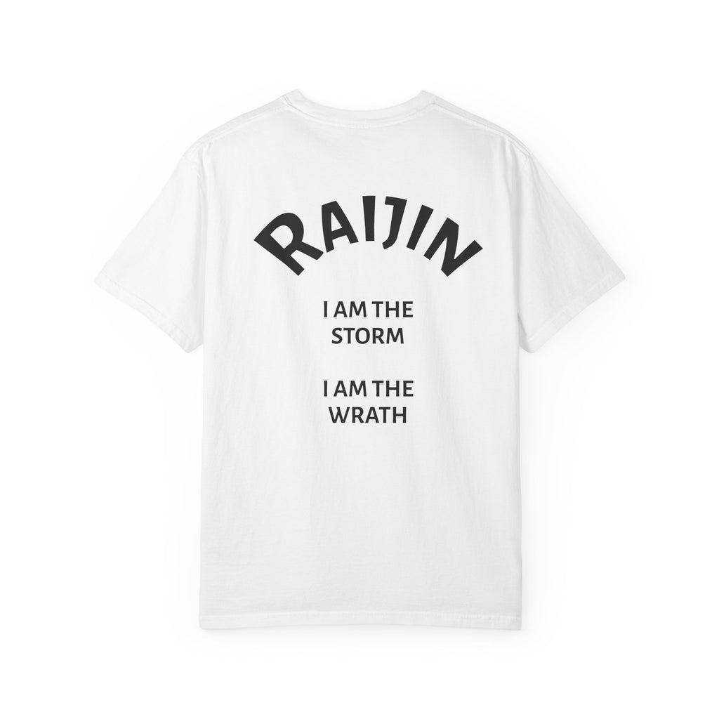 Raijin Lightning T-Shirt — 'I Am the Storm, I Am the Wrath' Graphic Tee