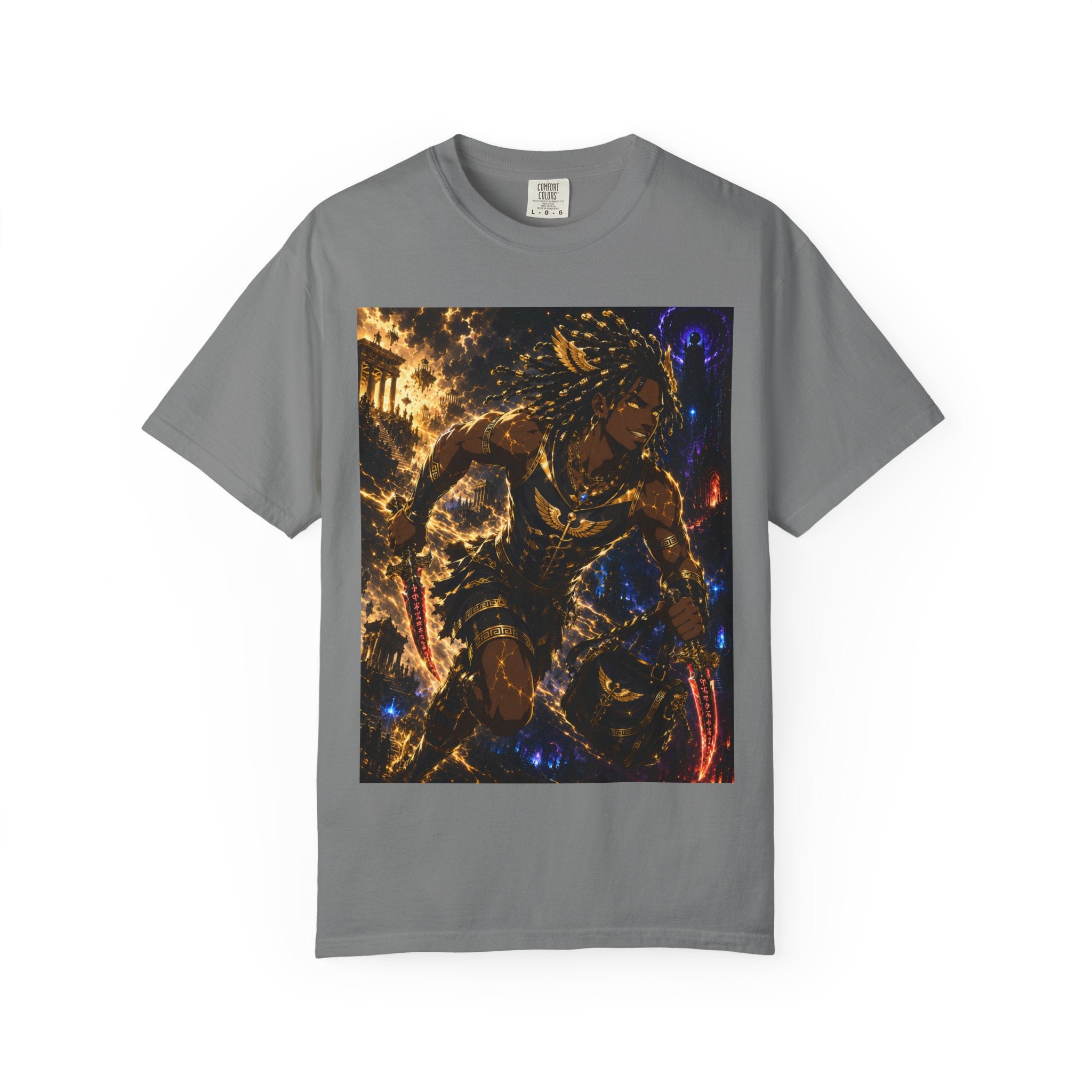 Astro Runner Graphic T-Shirt — Cosmic Athlete Art Tee